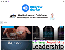 Tablet Screenshot of andrewdorko.com